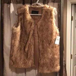 Fur vest forever 21